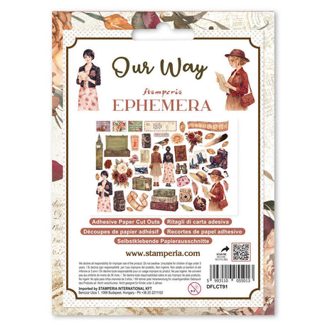 Die cuts - Adhesive - Our Way - 3 - Stamperia - Tidformera