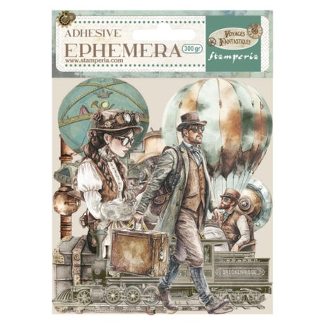Die cuts - Voyages Fantastiques - Adhesive - 1 - Stamperia - Tidformera