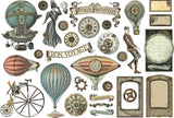 Die cuts Voyages Fantastiques Ephemera - 2 - Stamperia - Tidformera