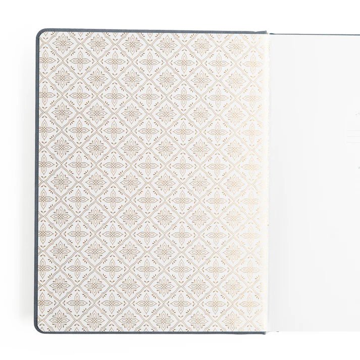 Dotted Notebook - A5 - Storybook in Navy - 4 - Archer & Olive - Tidformera