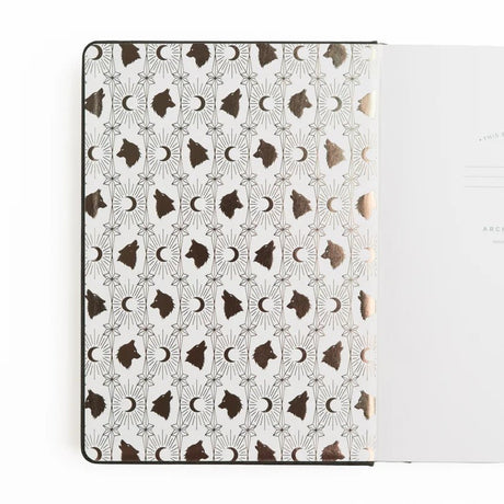 Dotted Notebook - B6 - Wolf in the Night - 5 - Archer & Olive - Tidformera