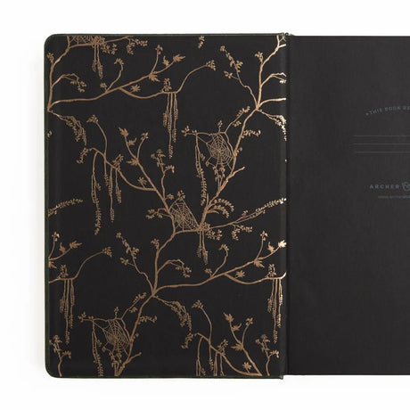 Dotted Notebook - Black dot grid - B5 - Apothecary Shelf - 3 - Archer & Olive - Tidformera