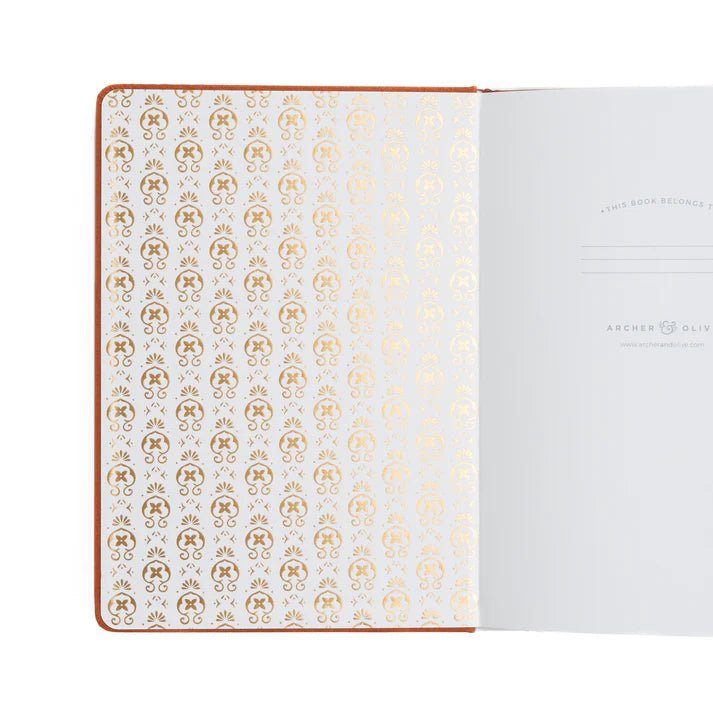 Dotted Notebook Chrysanthemum A5 - 4 - Archer & Olive - Tidformera