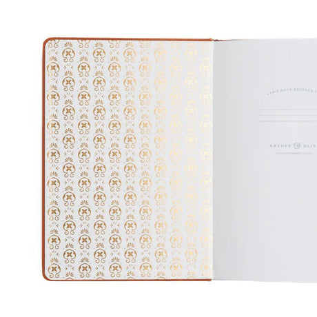 Dotted Notebook Chrysanthemum A5 - 4 - Archer & Olive - Tidformera