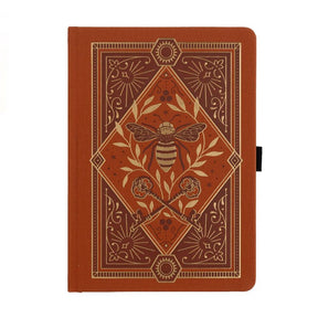 Dotted Notebook Keeper of the Bees in Rust A5 - 1 - Archer & Olive - Tidformera