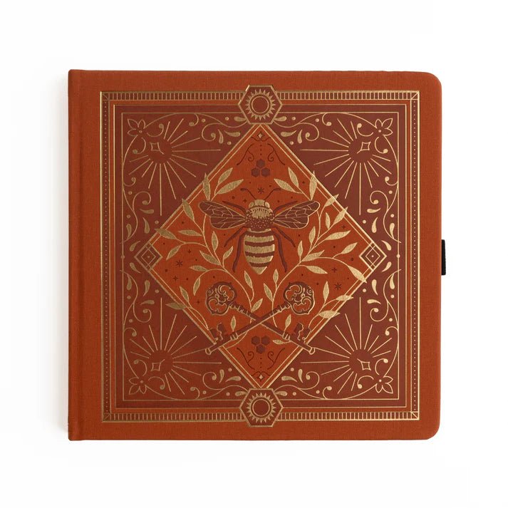 Dotted Notebook Keeper of the Bees in Rust SQ - 1 - Archer & Olive - Tidformera
