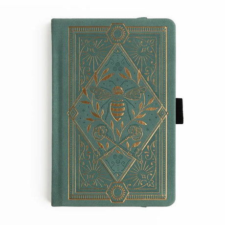 Dotted Notebook Keeper of the Bees in Soft Teal A6 - 1 - Archer & Olive - Tidformera
