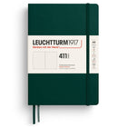 Dotted notebook Lt A5 Hård pärm 411 s - Forest Green från Leuchtturm1917 - Grön anteckningsbok - Tidformera
