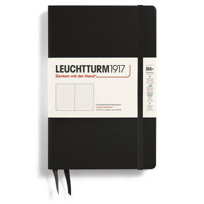 Dotted notebook Lt B6 Hård pärm Black från Leuchtturm1917 - Svart anteckningsbok - Tidformera