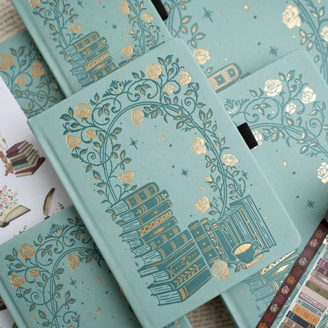 Dotted Notebook - Slim - Books of Beauty - 5 - Archer & Olive - Tidformera