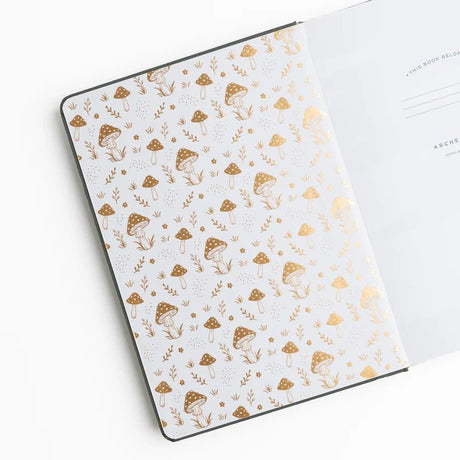 Dotted Notebook SQ - Mushrooms - 3 - Archer & Olive - Tidformera