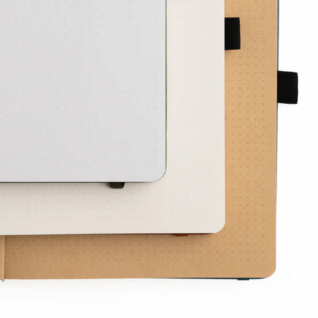Dotted Notebook Storybook in Navy SQ - Ivory - 2 - Archer & Olive - Tidformera