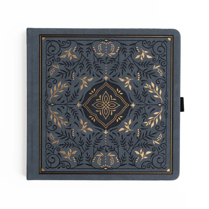 Dotted Notebook Storybook in Navy SQ - Ivory - 1 - Archer & Olive - Tidformera
