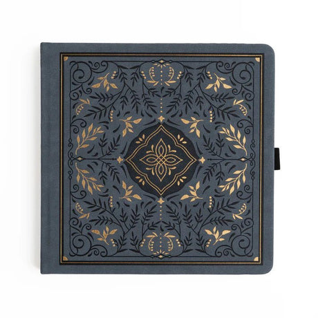 Dotted Notebook Storybook in Navy SQ - Ivory - 1 - Archer & Olive - Tidformera