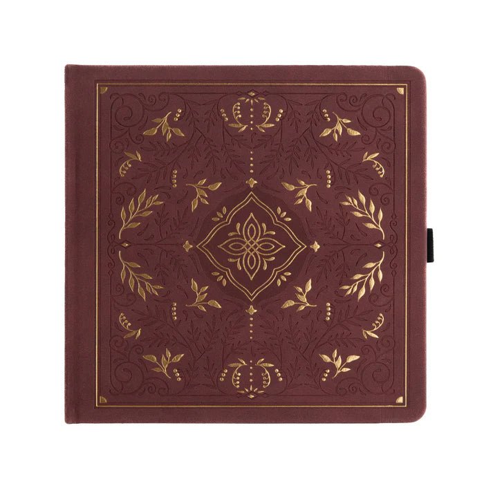 Dotted Notebook Storybook in Plum Notebook SQ - 1 - Archer & Olive - Tidformera
