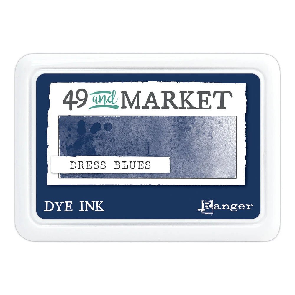 Dye Ink - Ranger - Dress Blues - 1 - 49 and Market - Tidformera