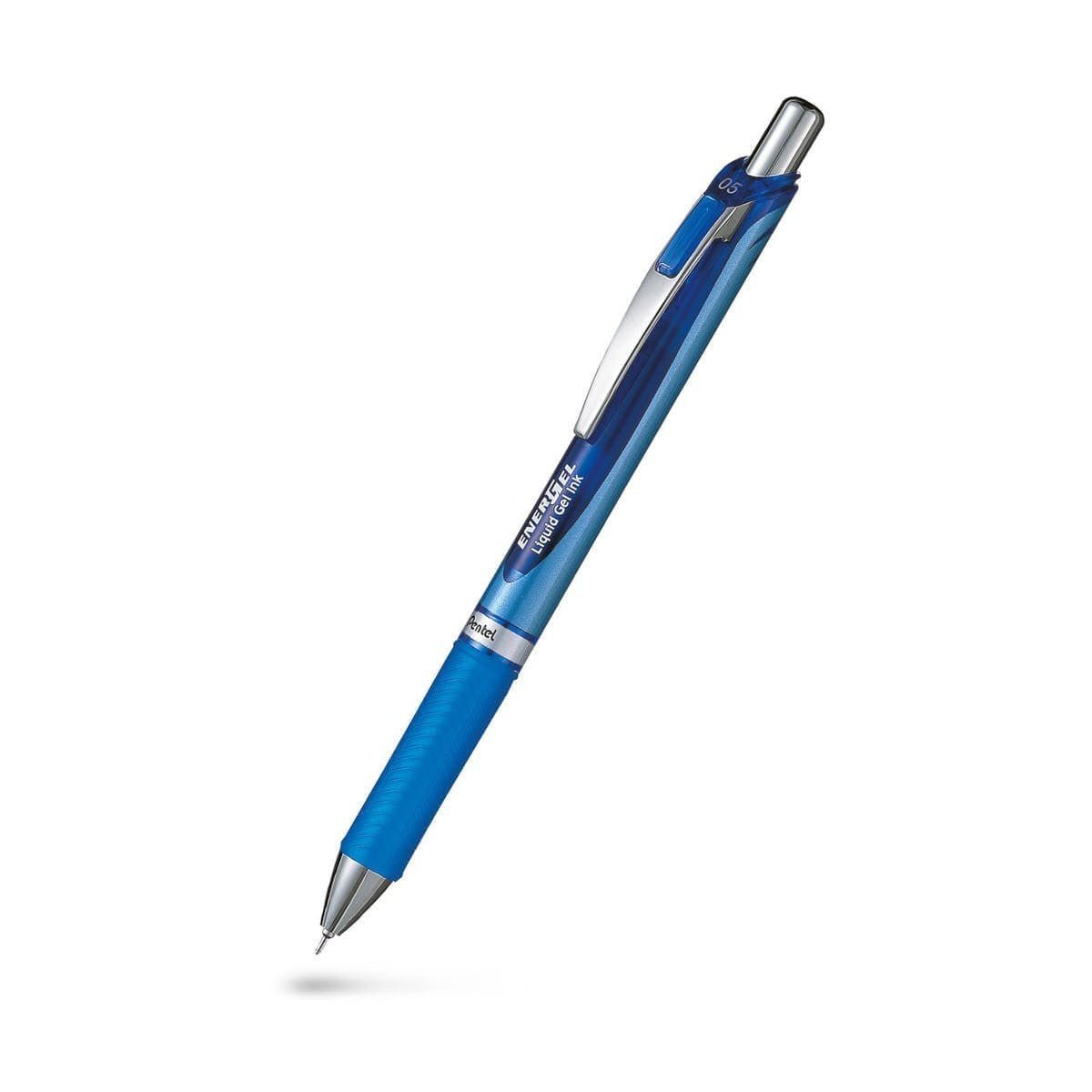 EnerGel Rollerballpenna 0,5 Needlepoint - Blue från Pentel - Blå kulspetspenna - Tidformera