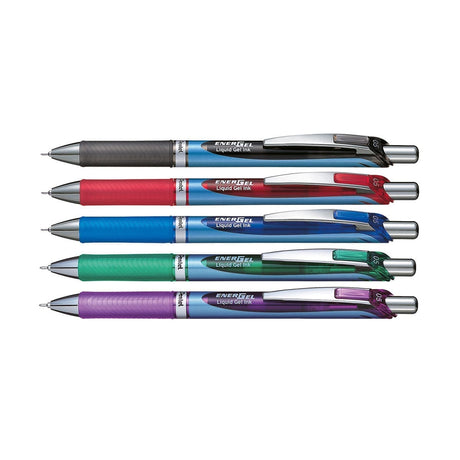 EnerGel Rollerballpenna 0,5 Needlepoint - Red - 2 - Pentel - Tidformera