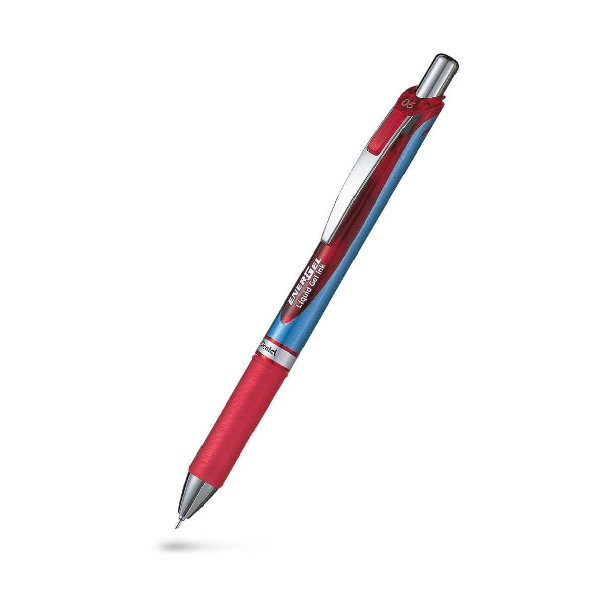 EnerGel Rollerballpenna 0,5 Needlepoint - Red från Pentel - Röd kulspetspenna - Tidformera