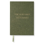 Five Year Diary - Khaki Green från Paperstyle - Grön dagbok - Tidformera