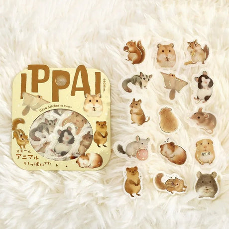 Flake stickers - Ippai - Small Animals are all over the place! - 4 - BGM - Tidformera