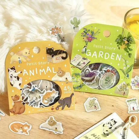 Flake stickers - Petit Story - Animal - 6 - BGM - Tidformera