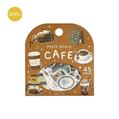 Flake stickers - Petit Story - Cafe - 1 - BGM - Tidformera