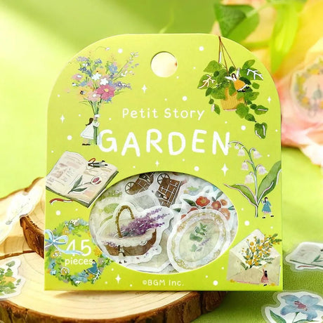 Flake stickers - Petit Story - Garden - 2 - BGM - Tidformera
