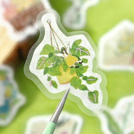 Flake stickers - Petit Story - Garden - 4 - BGM - Tidformera