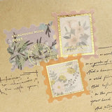 Flake stickers Post Office - Blossom - 6 - BGM - Tidformera