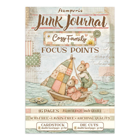 Focus points - Junk Journal - Cozy Family - 1 - Stamperia - Tidformera