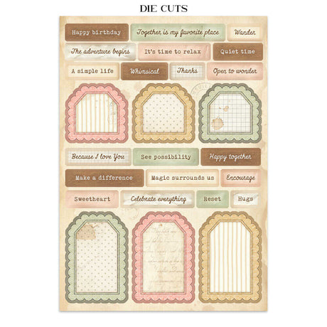 Focus points - Junk Journal - Cozy Family - 3 - Stamperia - Tidformera