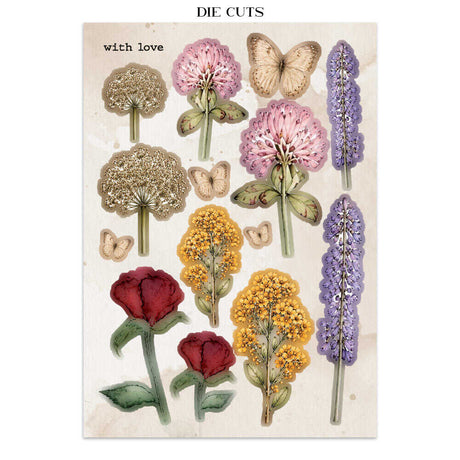 Focus points - Junk Journal - Flowers and Poems - 16 - Stamperia - Tidformera