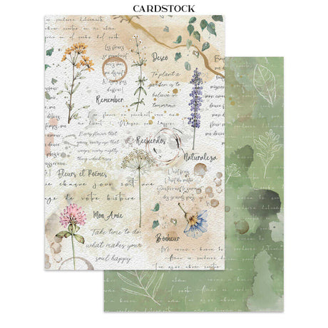 Focus points - Junk Journal - Flowers and Poems - 6 - Stamperia - Tidformera