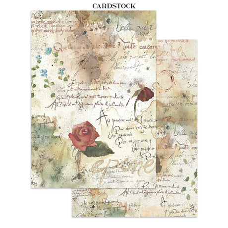 Focus points - Junk Journal - Flowers and Poems - 3 - Stamperia - Tidformera