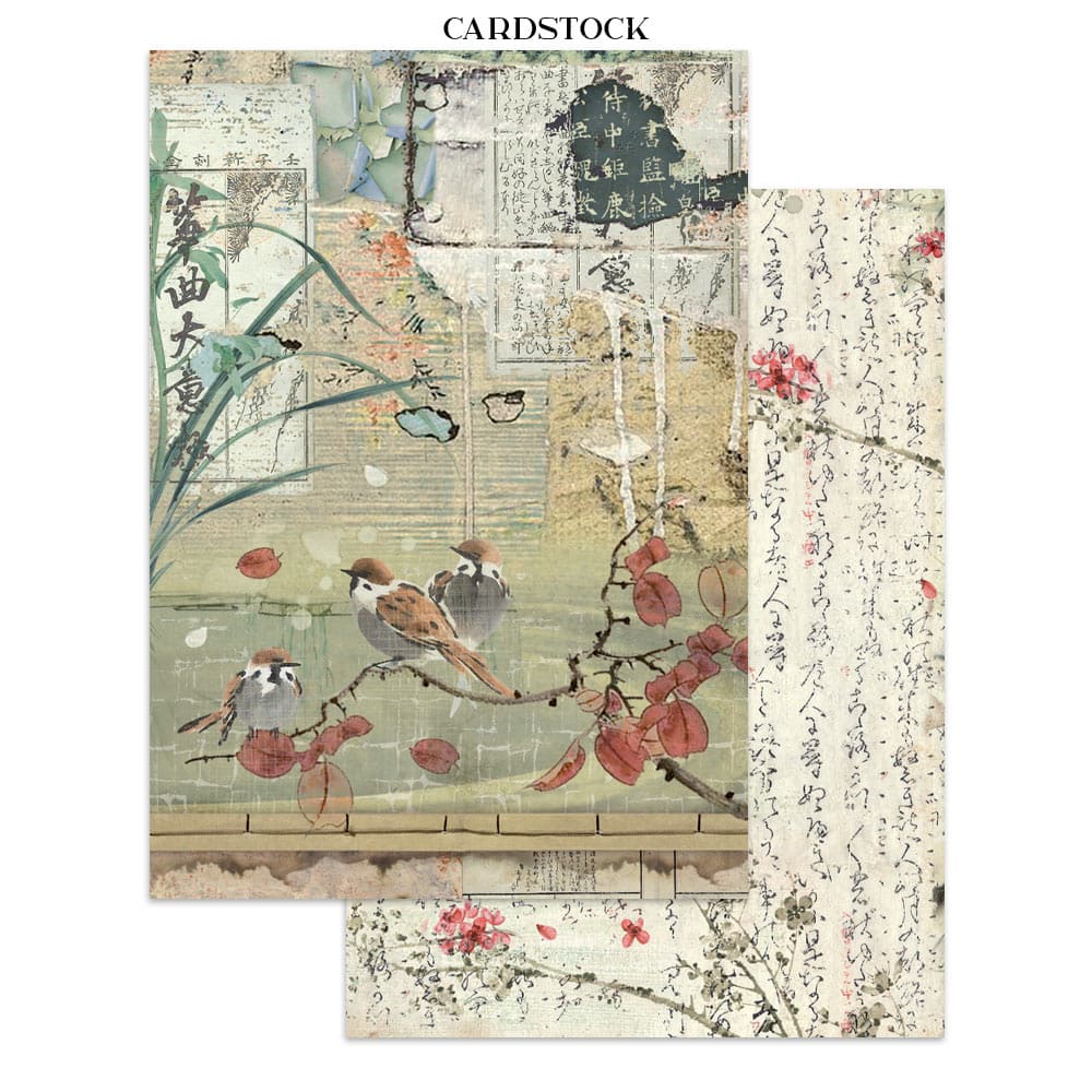 Focus points - Junk Journal - Oriental garden - 15 - Stamperia - Tidformera