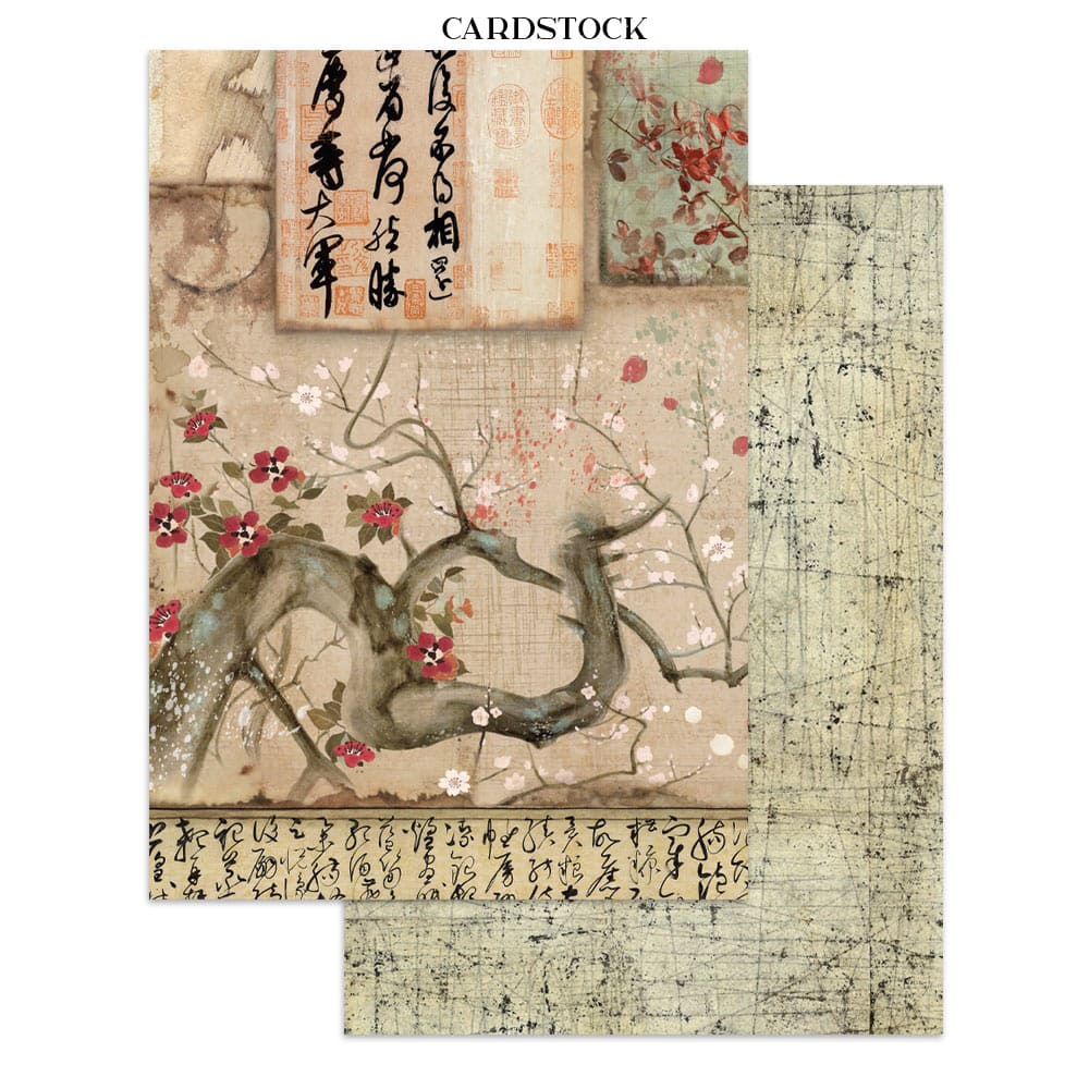 Focus points - Junk Journal - Oriental garden - 14 - Stamperia - Tidformera