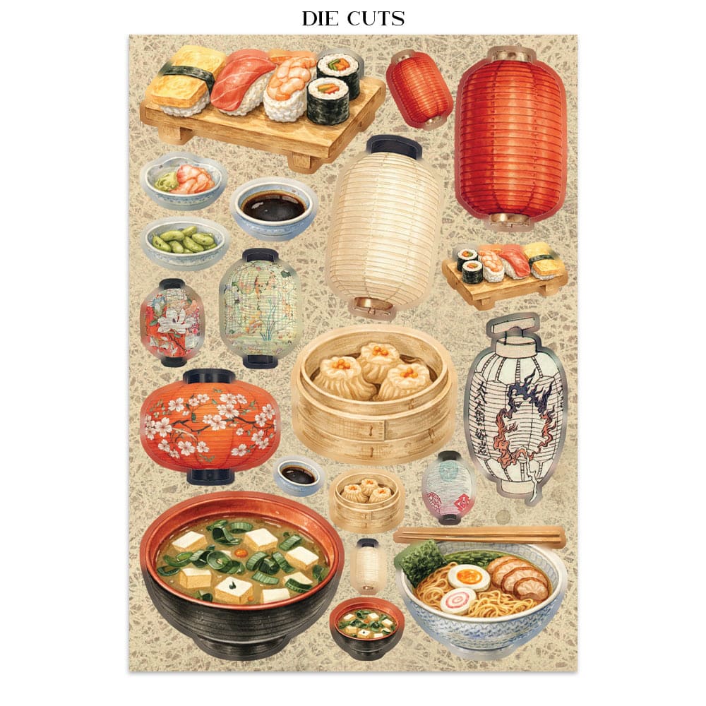Focus points - Junk Journal - Oriental garden - 7 - Stamperia - Tidformera