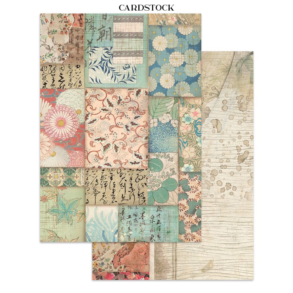 Focus points - Junk Journal - Oriental garden - 20 - Stamperia - Tidformera
