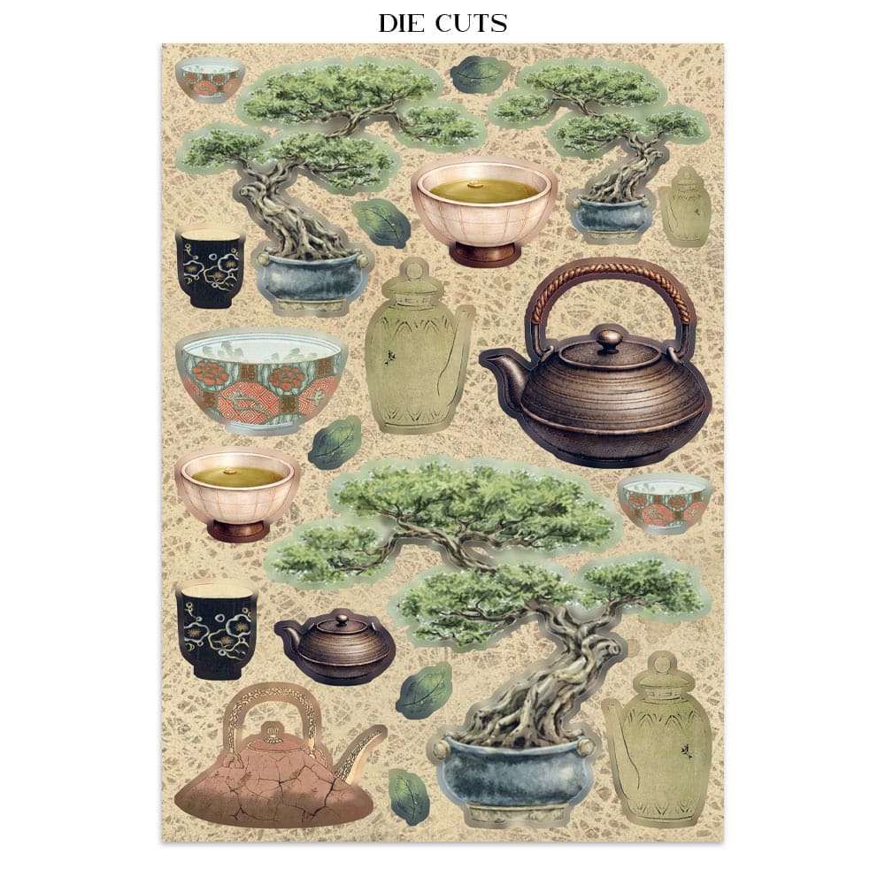 Focus points - Junk Journal - Oriental garden - 11 - Stamperia - Tidformera