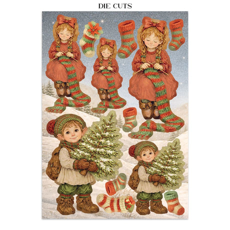 Focus points - Junk Journal - Silent Night - 24 - Stamperia - Tidformera