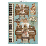 Focus points - Junk Journal - Symphony - 5 - Stamperia - Tidformera