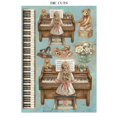 Focus points - Junk Journal - Symphony - 5 - Stamperia - Tidformera