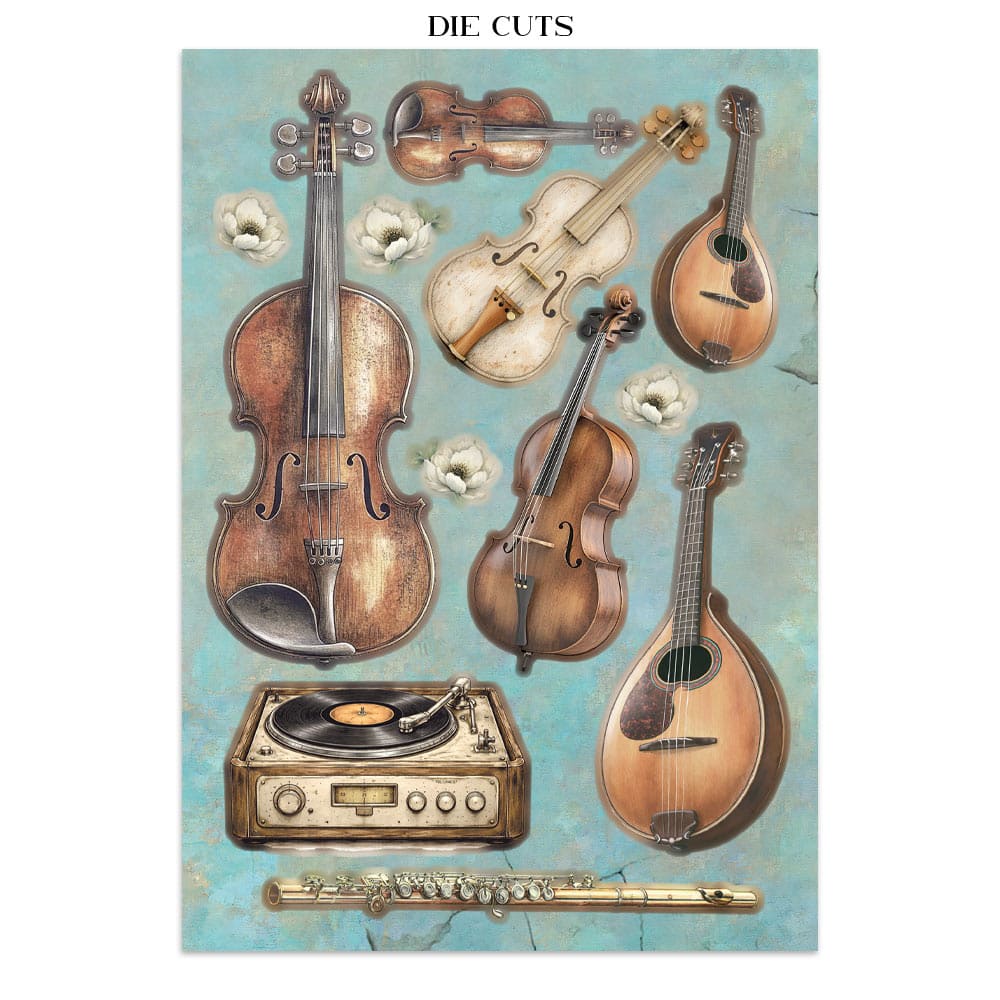 Focus points - Junk Journal - Symphony - 15 - Stamperia - Tidformera