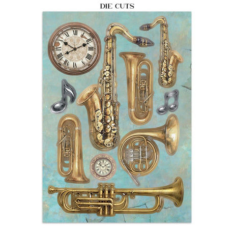 Focus points - Junk Journal - Symphony - 12 - Stamperia - Tidformera