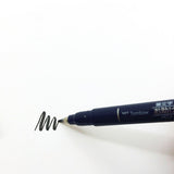 Fudenosuke Brush pen Svart - Hard tip - 2 - Tombow - Tidformera