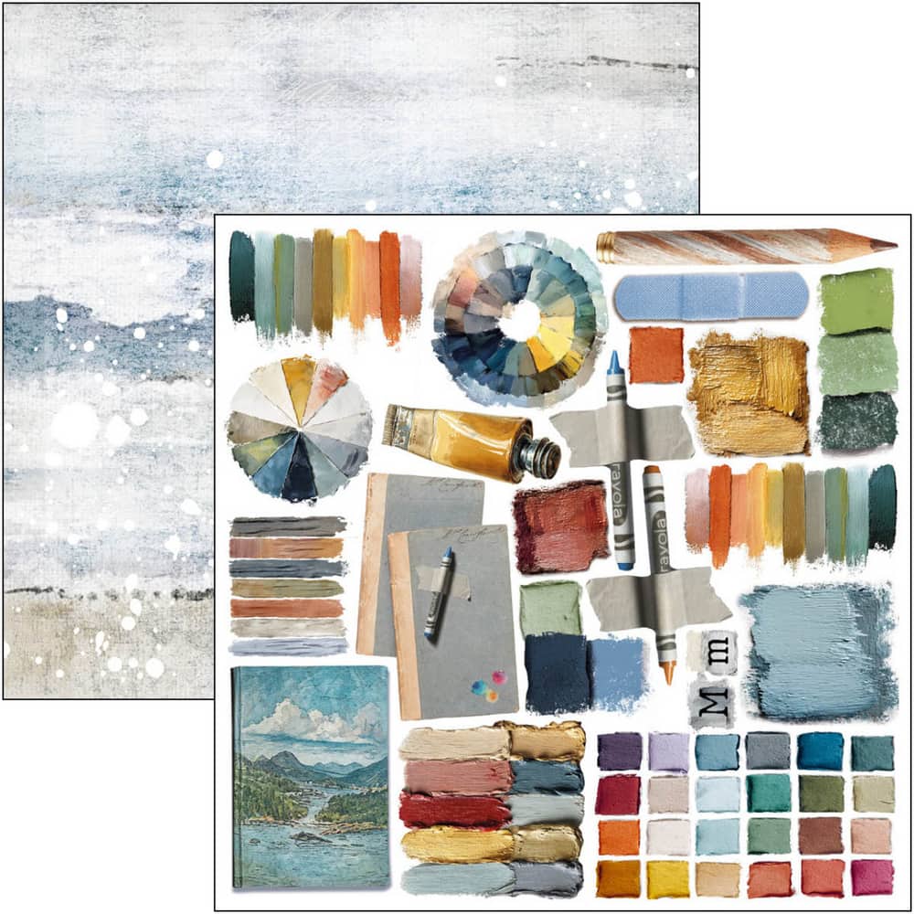 Fussy Cut Pad 24 - pack - An artist journey - 9 - Ciao Bella - Tidformera