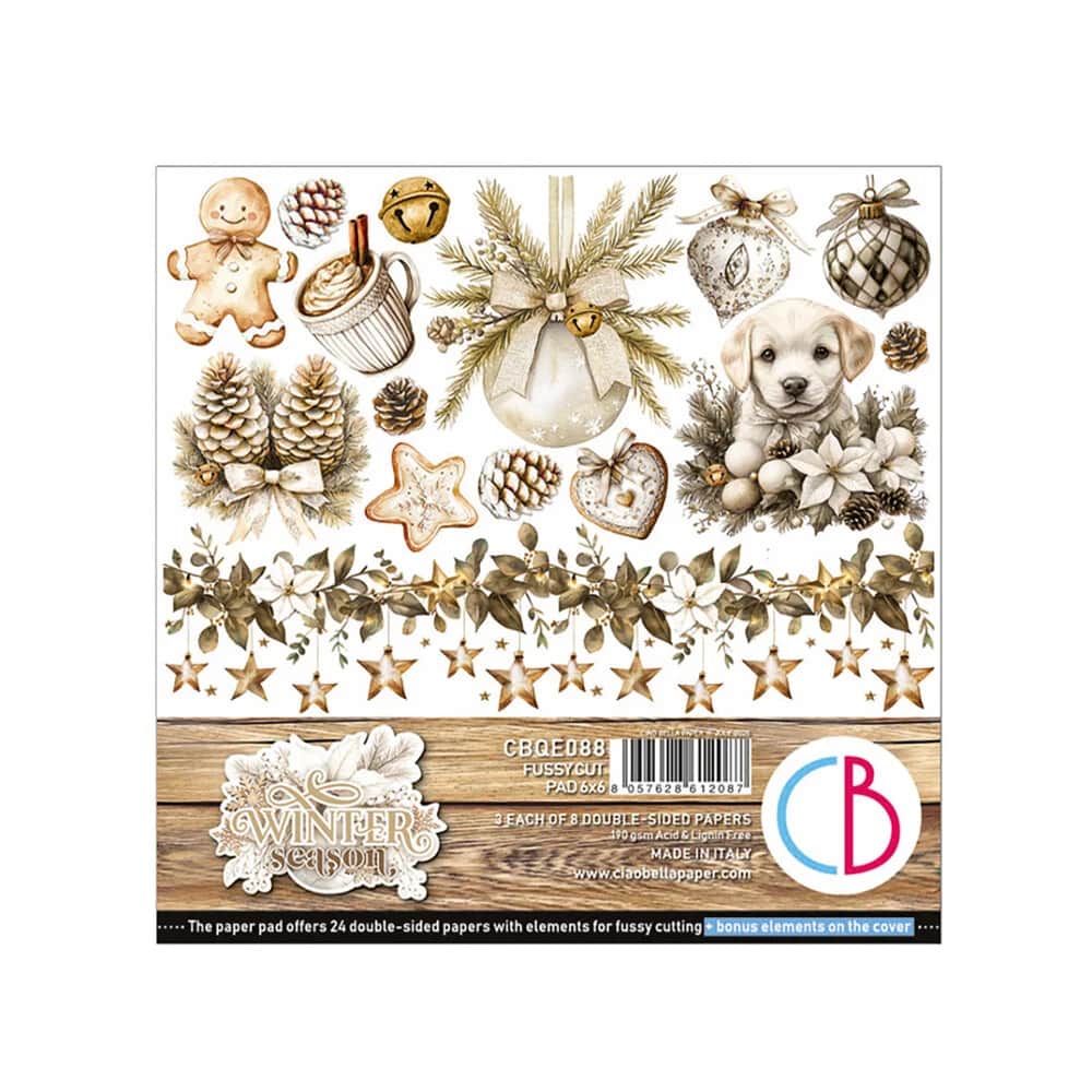 Fussy Cut Pad 24 - pack - Winter season - 1 - Ciao Bella - Tidformera