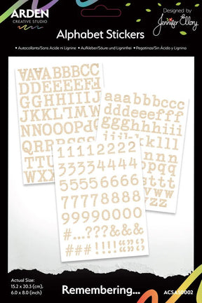 Fyndhörna - Alphabet Stickers - 1 - Tidformera - Tidformera