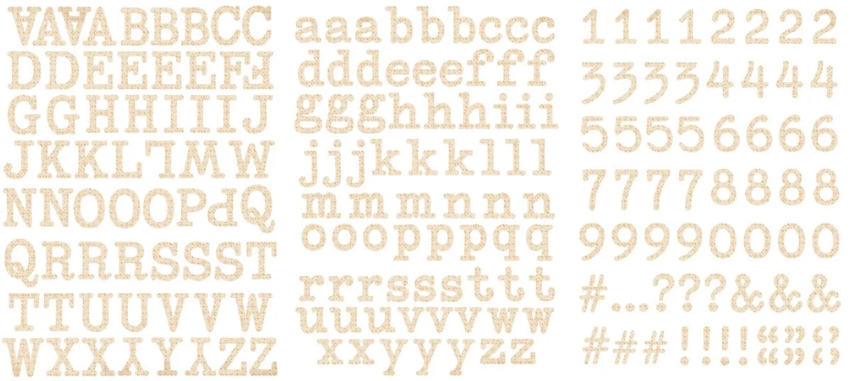 Fyndhörna - Alphabet Stickers - 2 - Tidformera - Tidformera
